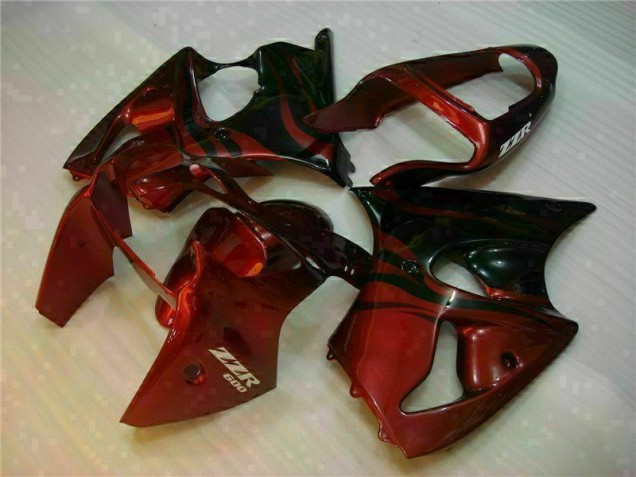 Rouge Carénages Moto Kawasaki ZX6R 2000-2002 Rouge Carénages Moto Kawasaki ZX6R 2000-2002
