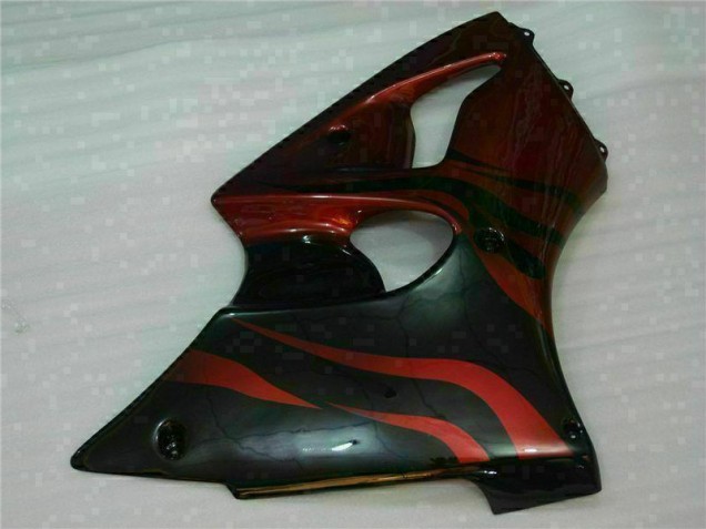 Rouge Carénages Moto Kawasaki ZX6R 2000-2002 Rouge Carénages Moto Kawasaki ZX6R 2000-2002