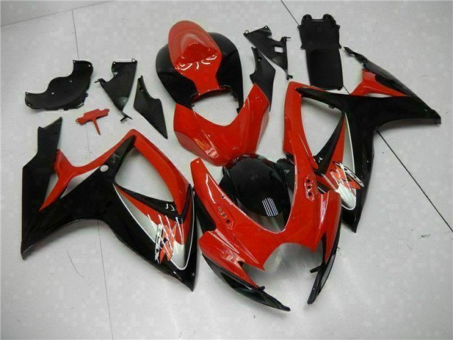 Rouge Carénages Moto Suzuki GSXR 600 / 750 K6 2006-2007 Rouge Carénages Moto Suzuki GSXR 600 / 750 K6 2006-2007