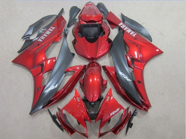 Rouge Carénages Moto Yamaha R6 2006-2007 Rouge Carénages Moto Yamaha R6 2006-2007