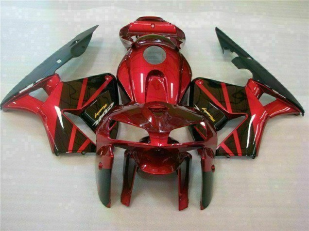 Rouge Carrosserie Moto Honda CBR 600 RR 2005-2006 Rouge Carrosserie Moto Honda CBR 600 RR 2005-2006
