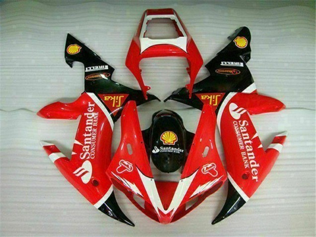 Rouge Carrosserie Moto Yamaha R1 2002-2003 Rouge Carrosserie Moto Yamaha R1 2002-2003