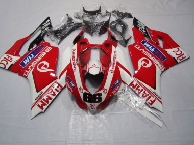 Rouge FIAMM FICC Carénage Moto Ducati 1199 2011-2014