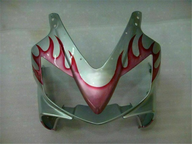 Rouge Flamme Argent Carénage Moto Honda CBR 600 F4i 2001-2003 Rouge Flamme Argent Carénage Moto Honda CBR 600 F4i 2001-2003
