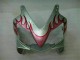 Rouge Flamme Argent Carénage Moto Honda CBR 600 F4i 2001-2003 Rouge Flamme Argent Carénage Moto Honda CBR 600 F4i 2001-2003