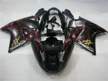 Rouge Flamme Carénage Moto Honda CBR 1100 XX 1996-2007