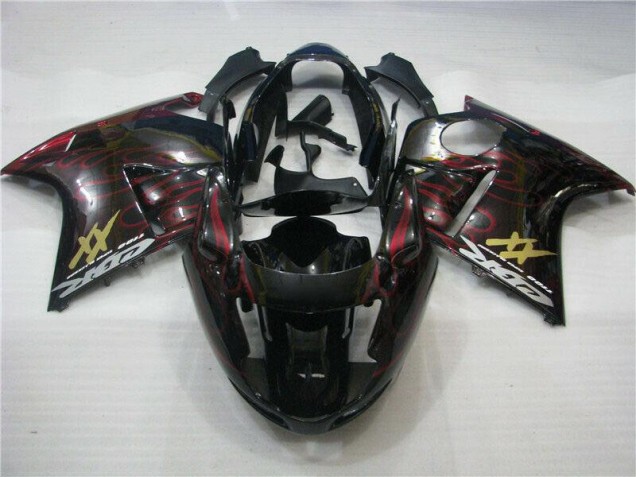 Rouge Flamme Carénage Moto Honda CBR 1100 XX 1996-2007 Rouge Flamme Carénage Moto Honda CBR 1100 XX 1996-2007