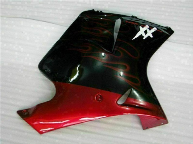 Rouge Flamme Carénages Moto Honda CBR 1100 XX 1996-2007 Rouge Flamme Carénages Moto Honda CBR 1100 XX 1996-2007