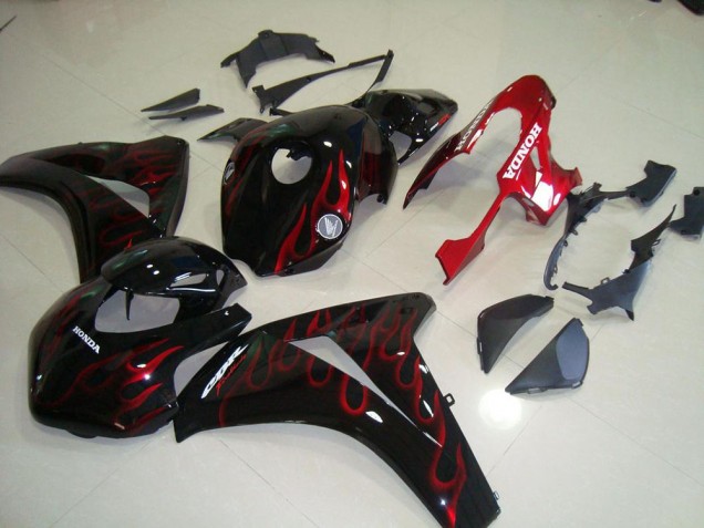 Rouge Flamme Courses Carénage Moto Honda CBR 1000 RR 2008-2011 Rouge Flamme Courses Carénage Moto Honda CBR 1000 RR 2008-2011