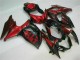 Rouge Flamme Noir Carénage Moto Suzuki GSXR 1000 K9 2009-2016 Rouge Flamme Noir Carénage Moto Suzuki GSXR 1000 K9 2009-2016
