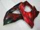 Rouge Flamme Noir Carénage Moto Suzuki GSXR 1000 K9 2009-2016 Rouge Flamme Noir Carénage Moto Suzuki GSXR 1000 K9 2009-2016