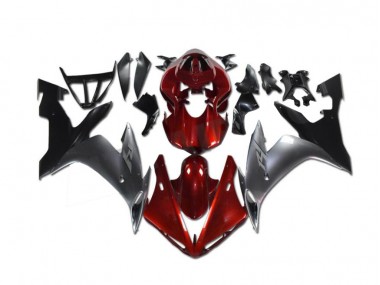 Rouge Gris Noir Carénage Moto Yamaha R1 2002-2003