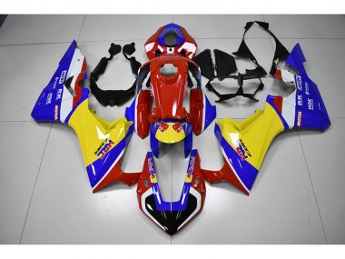 Rouge Jaune Bleu HRC Red Bull Carénage Moto Honda CBR 1000 RR 2017-2023
