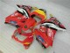 Rouge Jaune Carénage Moto Kawasaki EX250 2008-2012 Rouge Jaune Carénage Moto Kawasaki EX250 2008-2012