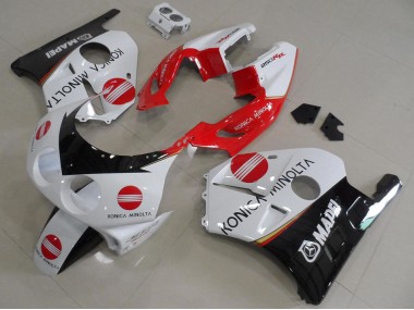 Rouge Konica Carénage Moto Honda CBR 250 RR MC22 1991-1998