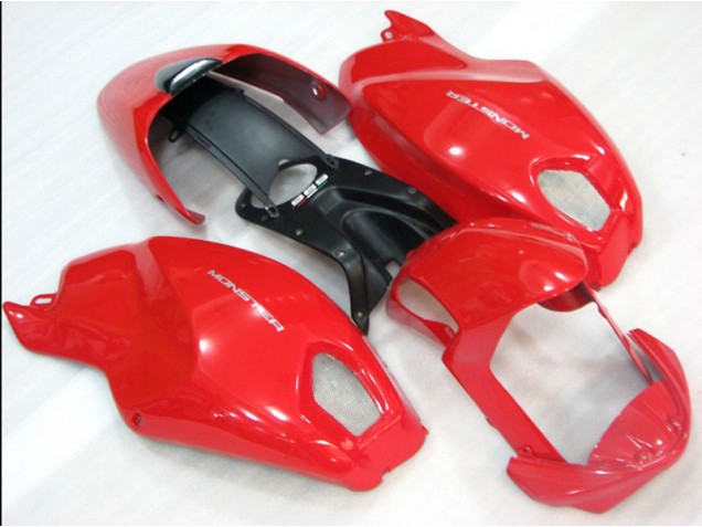 Rouge Monster Carénage Moto Ducati Monster 696 2008-2012 Rouge Monster Carénage Moto Ducati Monster 696 2008-2012