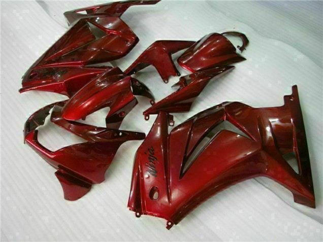 Rouge Ninja Carénage Moto Kawasaki EX250 2008-2012 Rouge Ninja Carénage Moto Kawasaki EX250 2008-2012