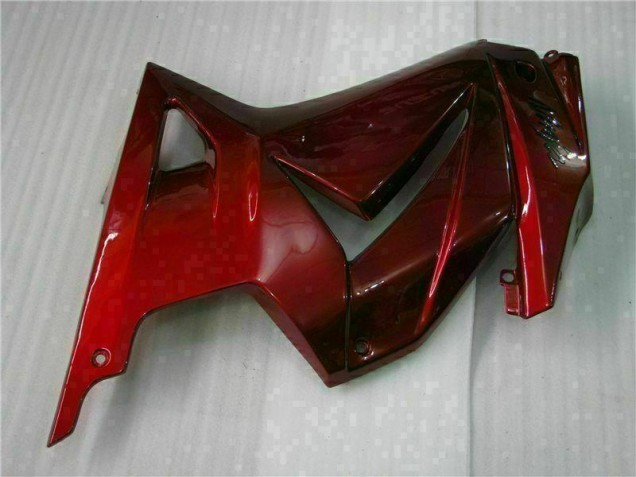 Rouge Ninja Carénage Moto Kawasaki EX250 2008-2012 Rouge Ninja Carénage Moto Kawasaki EX250 2008-2012
