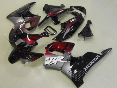 Rouge Noir Argent Carénage Moto Honda CBR 900 RR 893 1996-1997