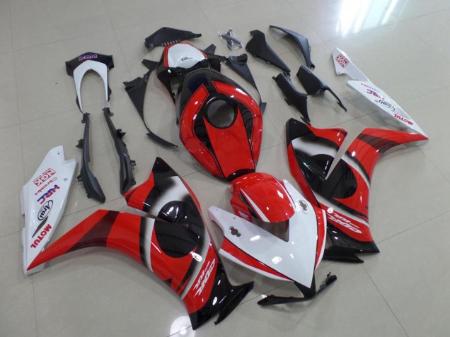 Rouge Noir Blanc Carénage Moto Honda CBR 1000 RR 2012-2016 Rouge Noir Blanc Carénage Moto Honda CBR 1000 RR 2012-2016