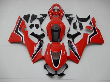 Rouge Noir Blanc Carénage Moto Honda CBR 1000 RR 2017-2023
