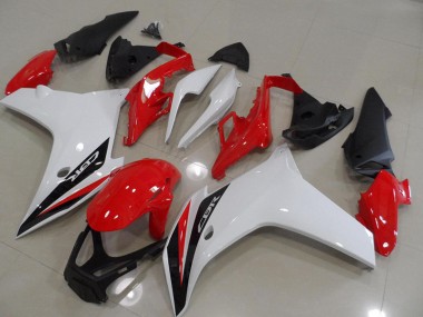 Rouge Noir Blanc Carénage Moto Honda CBR 600 F 2011-2013