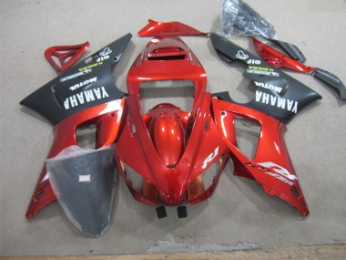 Rouge Noir Blanc Décalque Carénage Moto Yamaha R1 1998-1999