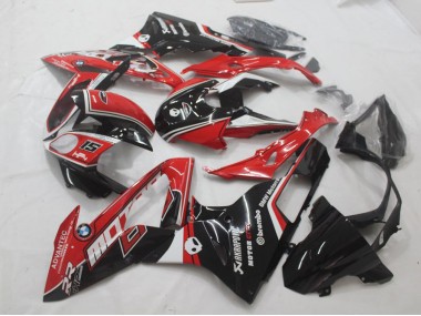 Rouge Noir Carénage Moto BMW S1000RR 2015-2018