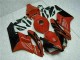 Rouge Noir Carénage Moto Honda CBR 1000 RR 2004-2005 Rouge Noir Carénage Moto Honda CBR 1000 RR 2004-2005