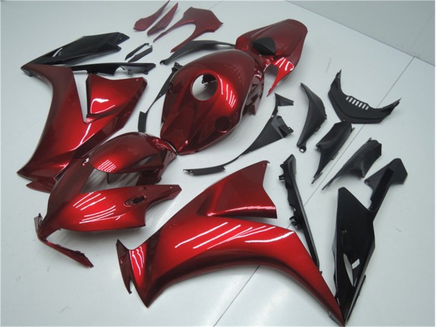 Rouge Noir Carénage Moto Honda CBR 1000 RR 2012-2016 Rouge Noir Carénage Moto Honda CBR 1000 RR 2012-2016