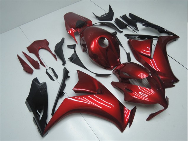 Rouge Noir Carénage Moto Honda CBR 1000 RR 2012-2016 Rouge Noir Carénage Moto Honda CBR 1000 RR 2012-2016
