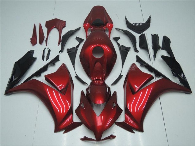 Rouge Noir Carénage Moto Honda CBR 1000 RR 2012-2016 Rouge Noir Carénage Moto Honda CBR 1000 RR 2012-2016