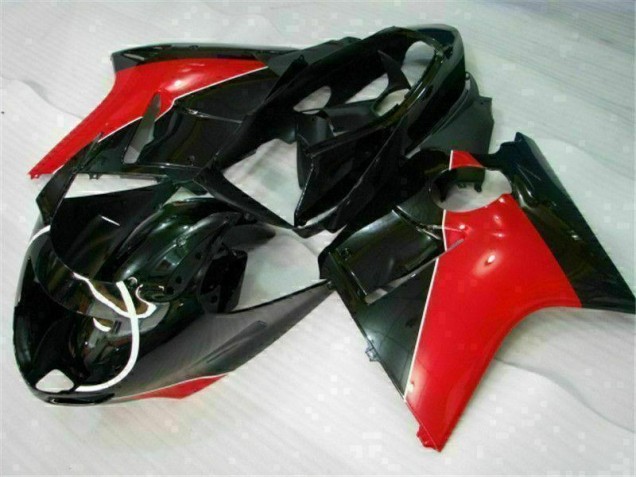 Rouge Noir Carénage Moto Honda CBR 1100 XX 1996-2007 Rouge Noir Carénage Moto Honda CBR 1100 XX 1996-2007