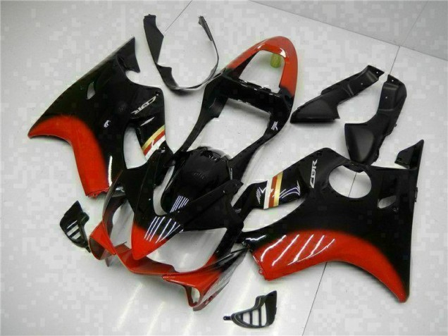 Rouge Noir Carénage Moto Honda CBR 600 F4i 2001-2003 Rouge Noir Carénage Moto Honda CBR 600 F4i 2001-2003