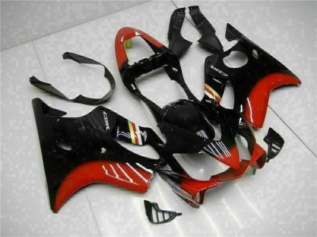 Rouge Noir Carénage Moto Honda CBR 600 F4i 2001-2003 Rouge Noir Carénage Moto Honda CBR 600 F4i 2001-2003