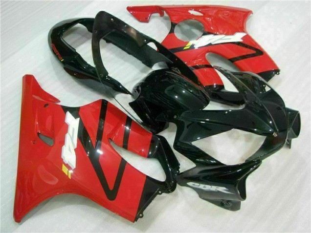 Rouge Noir Carénage Moto Honda CBR 600 F4i 2004-2007 Rouge Noir Carénage Moto Honda CBR 600 F4i 2004-2007