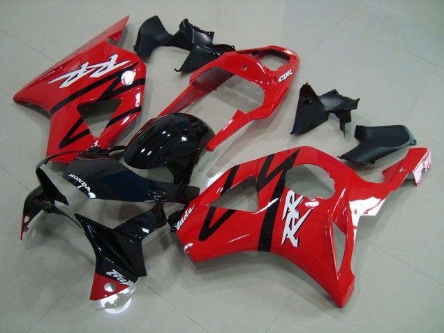 Rouge Noir Carénage Moto Honda CBR 900 RR 954 2002-2003 Rouge Noir Carénage Moto Honda CBR 900 RR 954 2002-2003