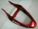 Rouge Noir Carénage Moto Kawasaki ZX6R 2000-2002 Rouge Noir Carénage Moto Kawasaki ZX6R 2000-2002