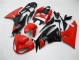 Rouge Noir Carénage Moto Kawasaki ZX6R 2009-2012 Rouge Noir Carénage Moto Kawasaki ZX6R 2009-2012