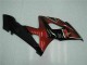 Rouge Noir Carénage Moto Suzuki GSXR 1000 K5 2005-2006 Rouge Noir Carénage Moto Suzuki GSXR 1000 K5 2005-2006