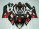 Rouge Noir Carénage Moto Suzuki GSXR 1000 K5 2005-2006 Rouge Noir Carénage Moto Suzuki GSXR 1000 K5 2005-2006