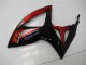 Rouge Noir Carénage Moto Suzuki GSXR 600 / 750 K6 2006-2007 Rouge Noir Carénage Moto Suzuki GSXR 600 / 750 K6 2006-2007