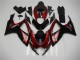 Rouge Noir Carénage Moto Suzuki GSXR 600 / 750 K6 2006-2007 Rouge Noir Carénage Moto Suzuki GSXR 600 / 750 K6 2006-2007