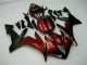 Rouge Noir Carénage Moto Yamaha R1 2004-2006 Rouge Noir Carénage Moto Yamaha R1 2004-2006