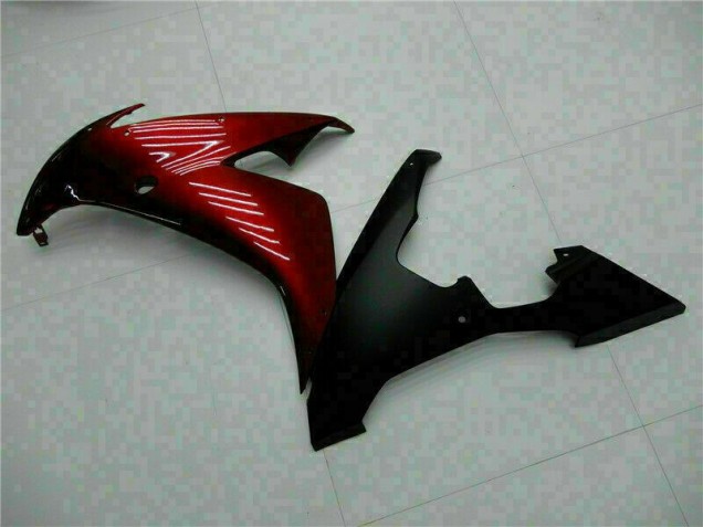 Rouge Noir Carénage Moto Yamaha R1 2004-2006 Rouge Noir Carénage Moto Yamaha R1 2004-2006