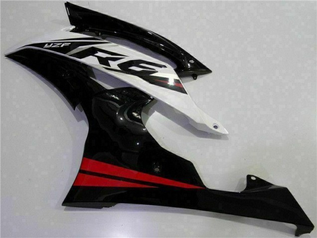 Rouge Noir Carénage Moto Yamaha R6 2008-2016 Rouge Noir Carénage Moto Yamaha R6 2008-2016
