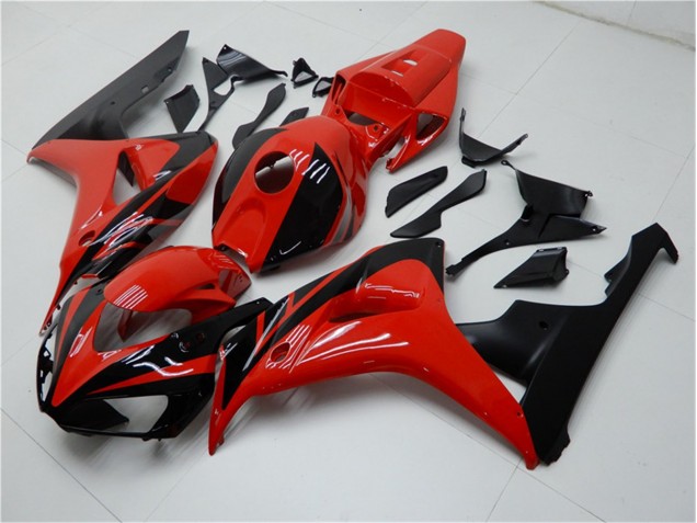 Rouge Noir Carénages Moto Honda CBR 1000 RR 2006-2007 Rouge Noir Carénages Moto Honda CBR 1000 RR 2006-2007