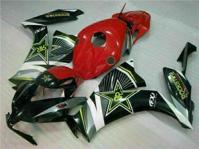 Rouge Noir Carénages Moto Honda CBR 1000 RR 2012-2016 Rouge Noir Carénages Moto Honda CBR 1000 RR 2012-2016