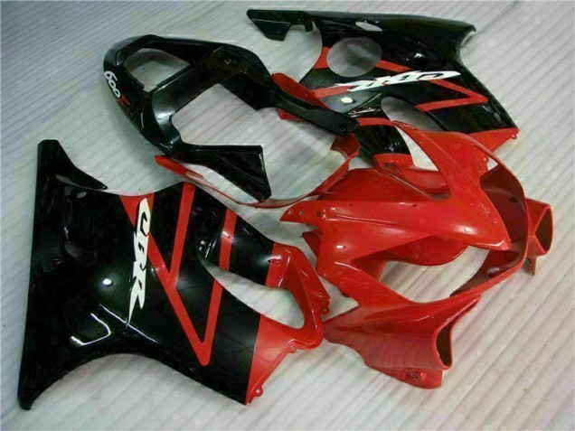 Rouge Noir Carénages Moto Honda CBR 600 F4i 2001-2003 Rouge Noir Carénages Moto Honda CBR 600 F4i 2001-2003