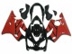 Rouge Noir Carénages Moto Honda CBR 600 F4i 2004-2007 Rouge Noir Carénages Moto Honda CBR 600 F4i 2004-2007